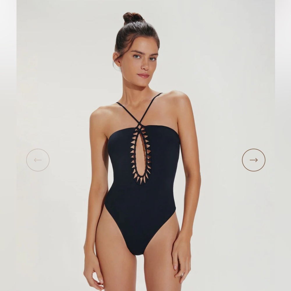VIX Leeza One Piece, Black, Medium, $278